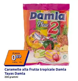 Action Caramelle alla frutta tropicale Damla Tayas Damla offerta