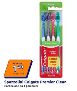 Action Spazzolini Colgate Premier Clean offerta
