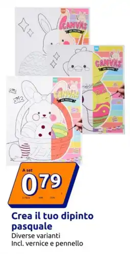 Action Crea il tuo dipinto pasquale offerta