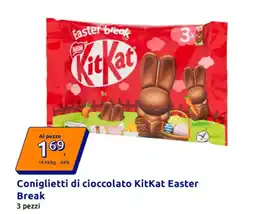 Action Coniglietti di cioccolato KitKat Easter Break offerta