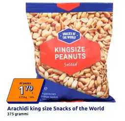 Action Arachidi king size Snacks of the World offerta