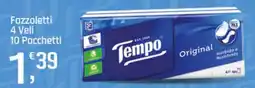 Supermercati Dok Tempo Fazzoletti 4 Veli 10 Pacchetti offerta