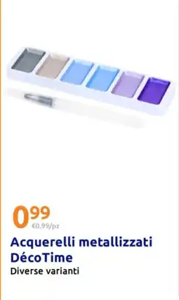 Action Acquerelli metallizzati Déco Time offerta