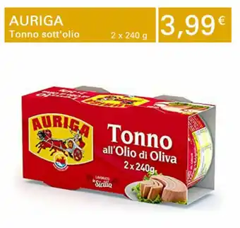 Iper Tosano Auriga Tonno sott'olio 2x240g offerta