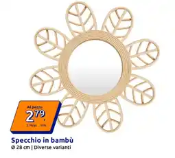 Action Specchio in bambù offerta
