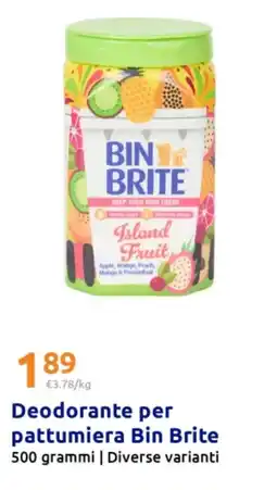 Action Deodorante per pattumiera Bin Brite offerta