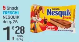 Supermercati Dok 5 snack freschi NESQUIK offerta