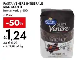 Bennet Pasta venere integrale riso SCOTTI offerta