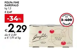 Bennet Polpa fine GAROFALO offerta