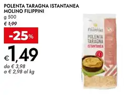 Bennet Polenta taragna istantanea MOLINO FILIPPINI offerta