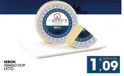SeBón Supermercati Sebon asiago dop offerta
