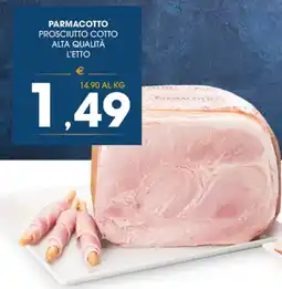 SeBón Supermercati Parmacotto prosciutto cotto alta qualità offerta