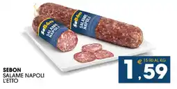 SeBón Supermercati Sebon salame napoli offerta