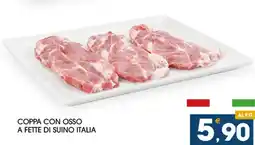 SeBón Supermercati Coppa con osso a fette di suino italia offerta