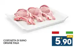 SeBón Supermercati Costoletta di suino origine italia offerta