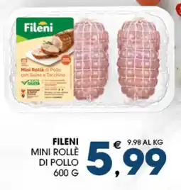 SeBón Supermercati Fileni mini rollè di pollo offerta