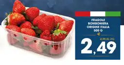 SeBón Supermercati Fragole bomboniera origine italia offerta