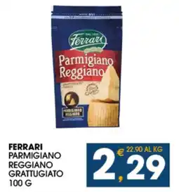 SeBón Supermercati Ferrari parmigiano reggiano grattugiato offerta