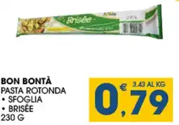 SeBón Supermercati Bon bontà pasta rotonda sfoglia, brisée offerta