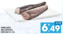 SeBón Supermercati Merluzzo decapitato offerta