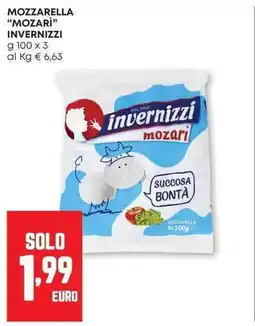 Panorama Mozzarella "mozari" INVERNIZZI offerta