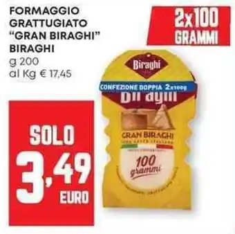 Panorama Formaggio grattugiato "gran biraghi" BIRAGHI offerta