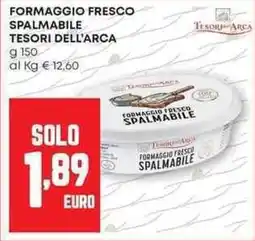 Panorama Formaggio fresco spalmabile TESORI DELL'ARCA offerta