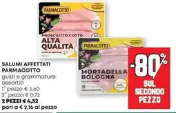 Panorama Salumi affettati PARMACOTTO offerta