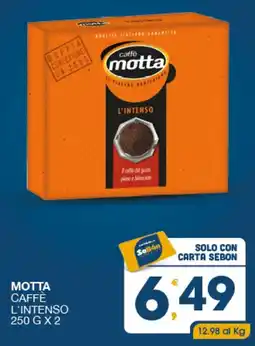 SeBón Supermercati Motta caffè l'intenso offerta