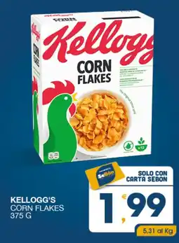SeBón Supermercati Kellogg's corn flakes offerta