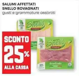 Panorama Salumi affettati snello ROVAGNATI offerta