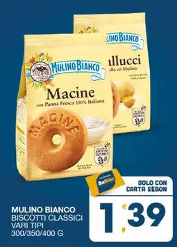 SeBón Supermercati Mulino bianco biscotti classici offerta