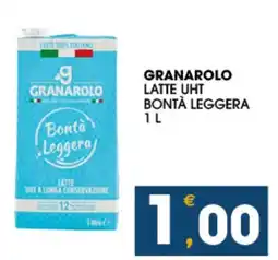 SeBón Supermercati Granarolo latte uht bontà leggera offerta