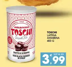 SeBón Supermercati Toschi lattina amarena offerta