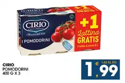 SeBón Supermercati Cirio pomodorini offerta