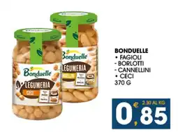 SeBón Supermercati Bonduelle fagioli, borlotti, cannellini, ceci offerta