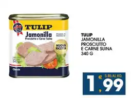 SeBón Supermercati Tulip jamonilla prosciutto e carne suina offerta