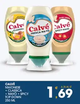 SeBón Supermercati Calve maionese classica, mayo, spicy top down offerta