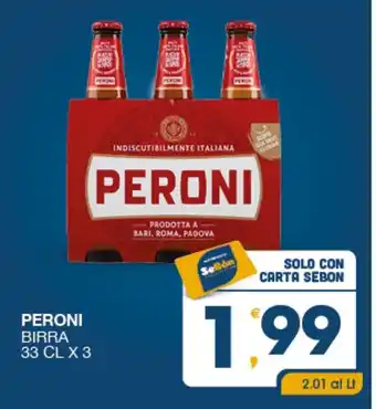 SeBón Supermercati Peroni birra offerta