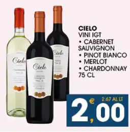 SeBón Supermercati Cielo vini igt, cabernet sauvignon offerta