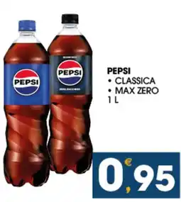 SeBón Supermercati Pepsi classica, max zero offerta