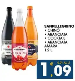 SeBón Supermercati Sanpellegrino chinò, aranciata, cocktail, aranciata amara offerta