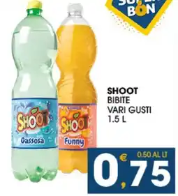 SeBón Supermercati Shoot bibite offerta