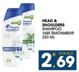 SeBón Supermercati Head & Shoulders shampoo offerta