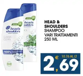 SeBón Supermercati Head & Shoulders shampoo offerta