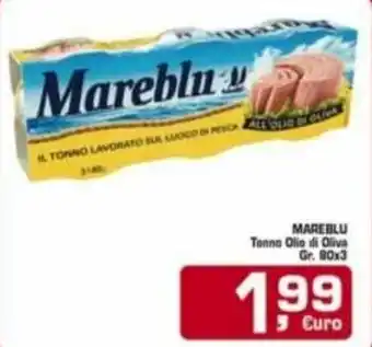 Punto é market Mareblu Tonno Olio di Oliva 80Gr. x3 offerta