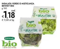 Bennet Insalata verde o misticanza BENNET BIO offerta