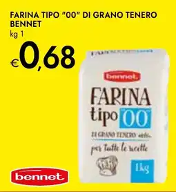 Bennet Farina tipo "00" di grano tenero BENNET offerta