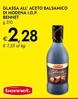 Bennet Glassa all' aceto balsamico di modena i.g.p. BENNET offerta