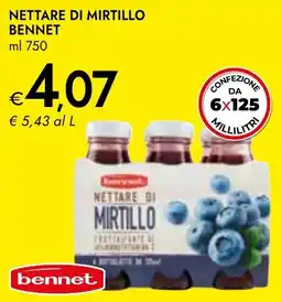 Bennet Nettare di mirtillo BENNET offerta